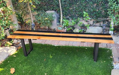 One-of-a-Kind Handmade 78" Wood Bench