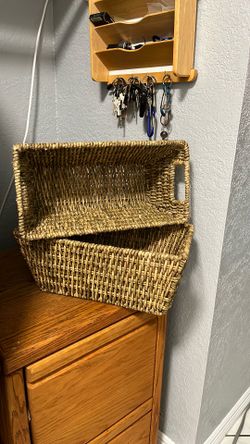 Rectangular baskets 2 pcs