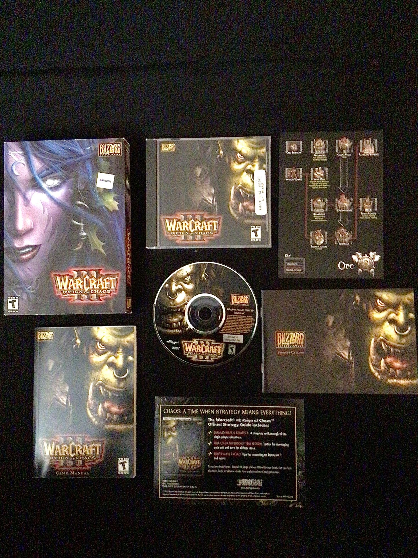 Warcraft  3 Reign Of Chaos Night Elf Variant PC
