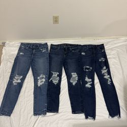 Jeans   American Eagle Usados  Talla 8 