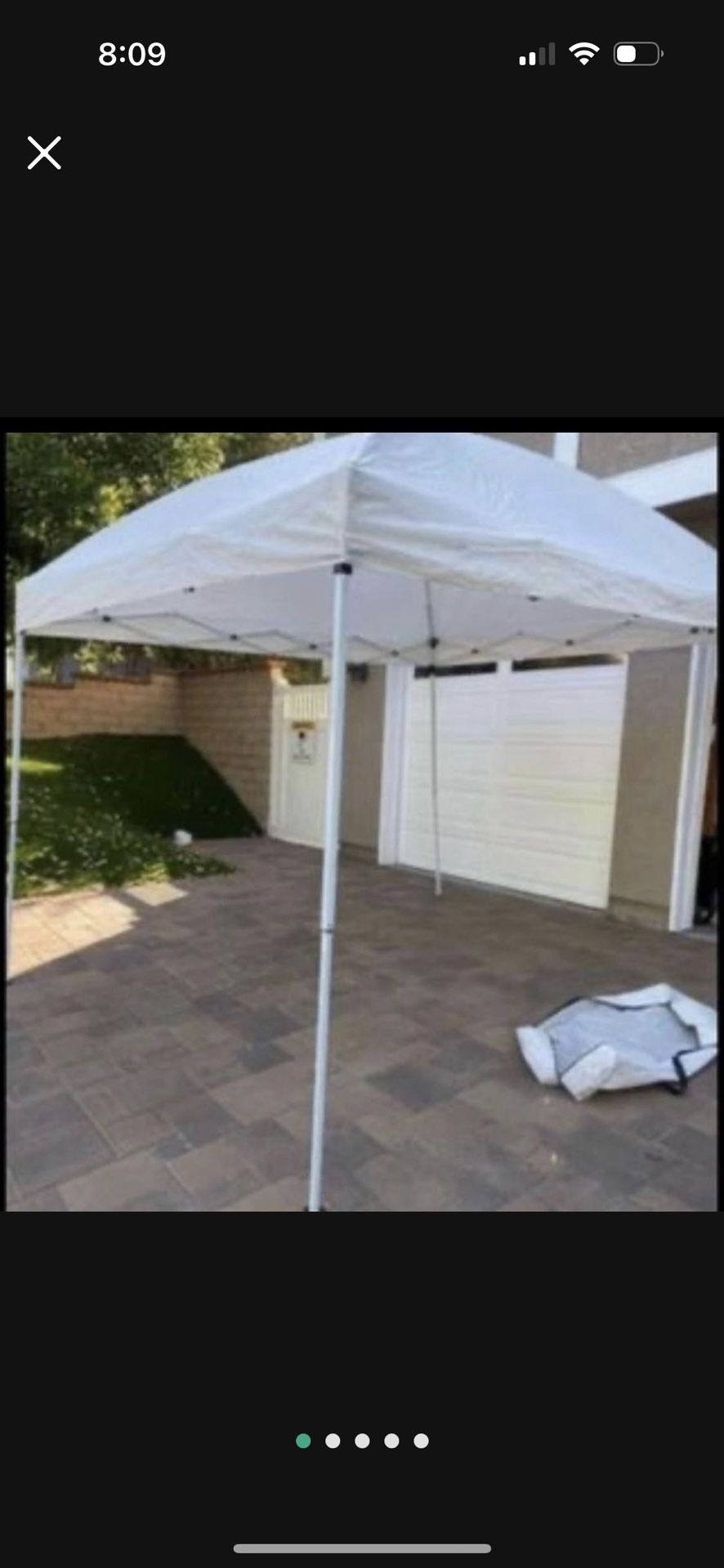 Brand NEW Deluxe @ 8.5x10.5 easy up EZ high ceiling not flat   It’s Open For U To See