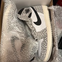 Jordan 1 High White Cement Size Men’s 9.5