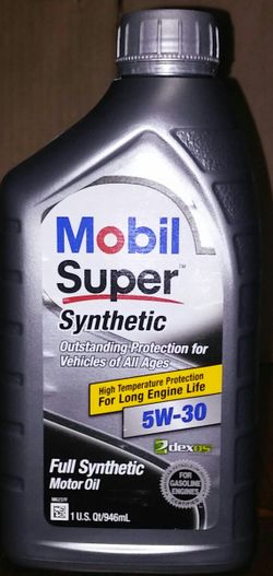 Aceite Mobile super syntetic 5w-30