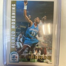ALONZO MOURNING ROOKIE CARD