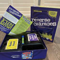Board game. Reverse Charades