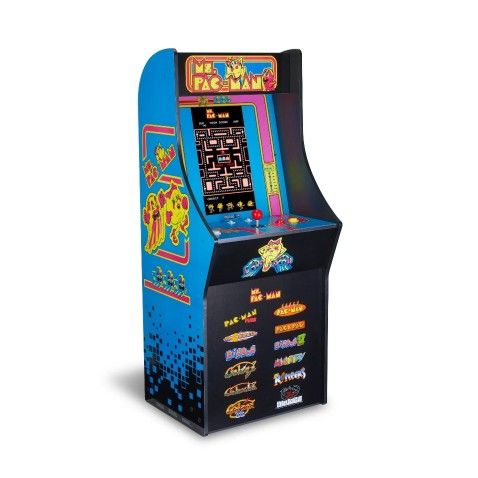 ARCADE 1Up Ms Pac-Man Classic SE Arcade Machine 13 Classic Video Games WITH RISER