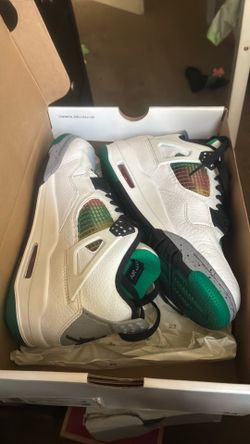 WMNS Air Jordan 4 Retro white/black- university red blanc/universite rouge/noir size 8 1/2