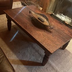 Loveseat And Coffee Table 