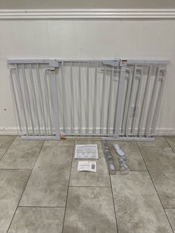 Extra Wide Pet Gate / Safety Gate - Fits Openings 29.7” - 57”