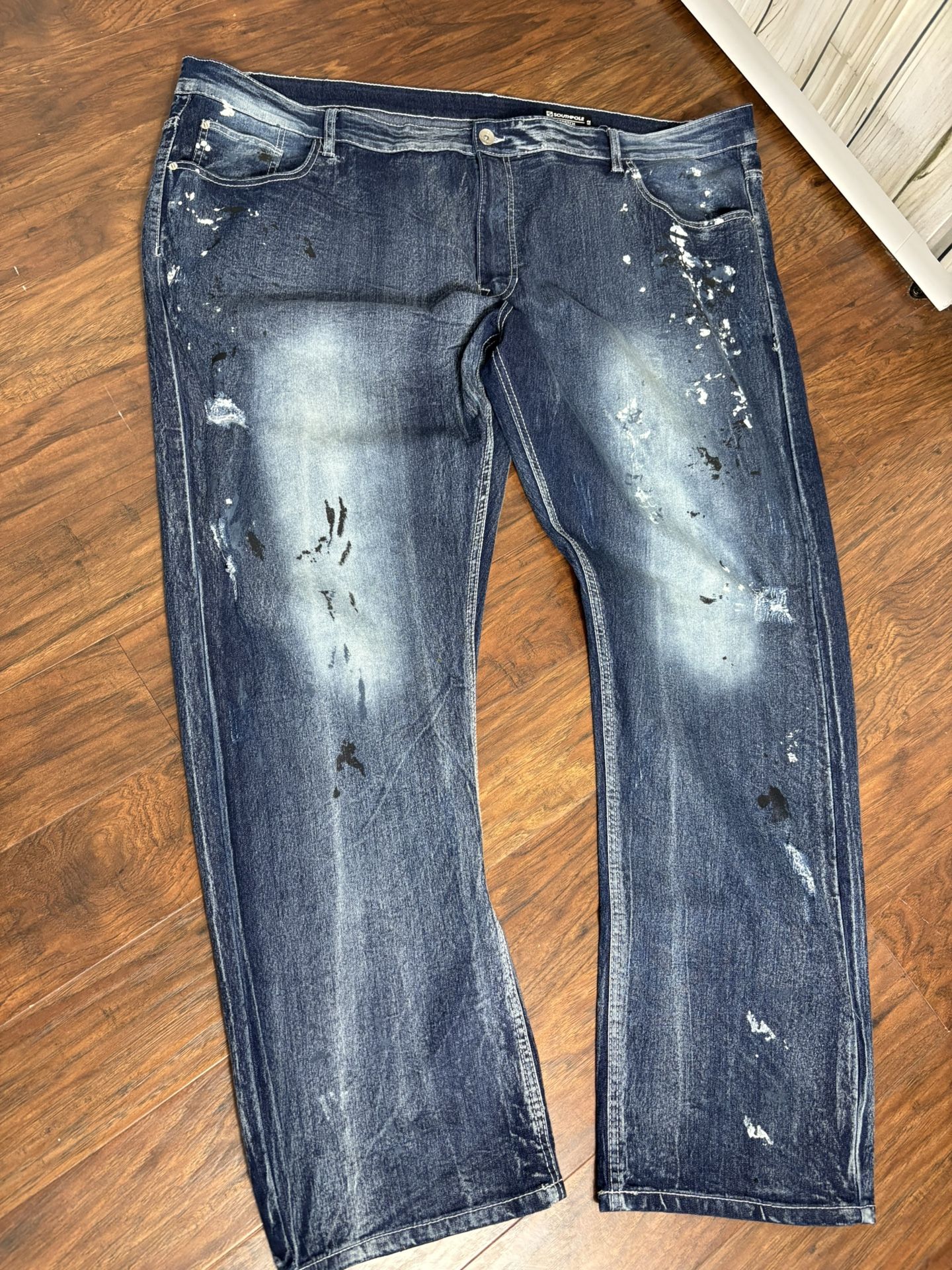 Men’s Dark Color South Pole Stretch Jeans Size 52, 48 Long