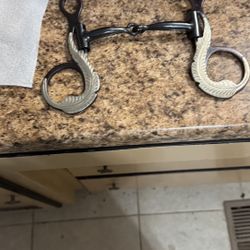 Horse Silver Bits Spurs Belt Buckle 