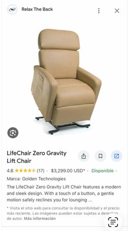 LifeChair Zero Gravity Lift Chair