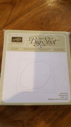 Stampin up diecut Big Shot