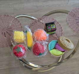 7 squishies for $18