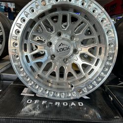 LOCK OFF ROAD INVADER7969MC12N 6x139.7 Size 17x9 ET -12mm MACHINE W/CLEAR COAT $350 Each