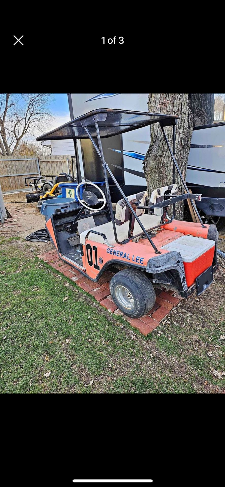 General Lee Golf Cart