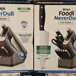 Ninja Neverdull Knifes 10pc Or 12pc