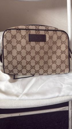 Gucci Monogram Belt Bag Dark brown 