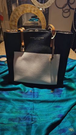 Marc Jacobs The Grind Colorblock Leather Tote Bag