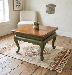 Vintage Harbor Furniture Two-Tone Side Table / Footstool Base - Style 512 - 20"x20"