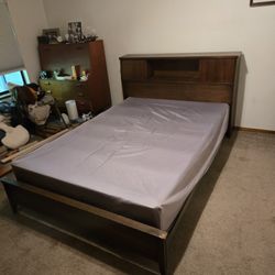 Mid-Century Modern Bed Frame Full Size
