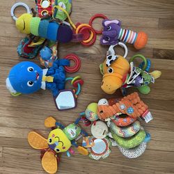 Bundle of Lamaze Baby Eintein stroller toys
