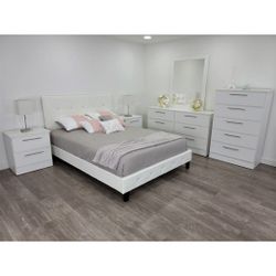 White Bedroom Set/ NEW