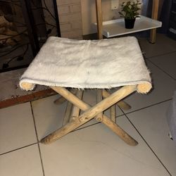 White Hair  or stool