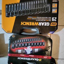 Gear Wrench Deep And Shallow Sockets 1/2 Inch Impact Sockets Gearwrench