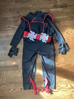 Kids Ninja Halloween Costume - Size Toddler Large