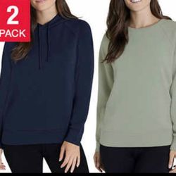 Eddie Bauer Ladies Hoodie And Sweatshirt Set 