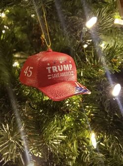 Trump Cap Ornament