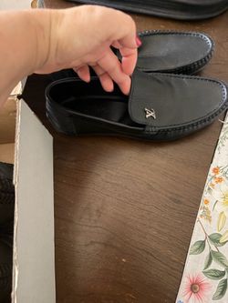 Black Leather Loafers – New –