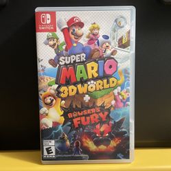Super Mario 3D Worlds + Bowser's Fury for Nintendo Switch video game console system world Bros cib