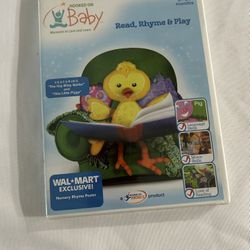 Hooked On Baby Read Rhyme & Play DVD Hooked On Phonics 3-24 months NEW