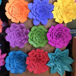Flores de papel