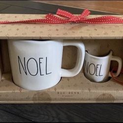 Rae Dunn Noel Mug Ornament Mini Mug