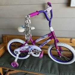 16” Sea Star Girls Bicycle w/training wheels 