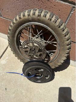 Razor sx mx 550 650 wheel  tire sprockets