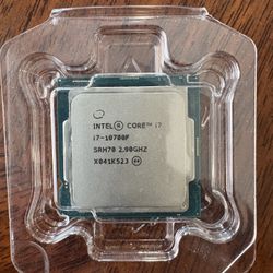 Used Intel Core i7‑10700F (10th Gen, 8-core/16-thread, LGA1200)