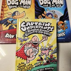 Dog Man & Captain Underpants Comic / Graphic Novel Books
