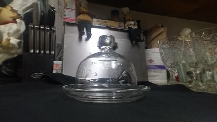 Princess house butter dish