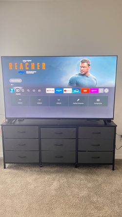 63” TV Stand / Dresser withh 9 Drawers