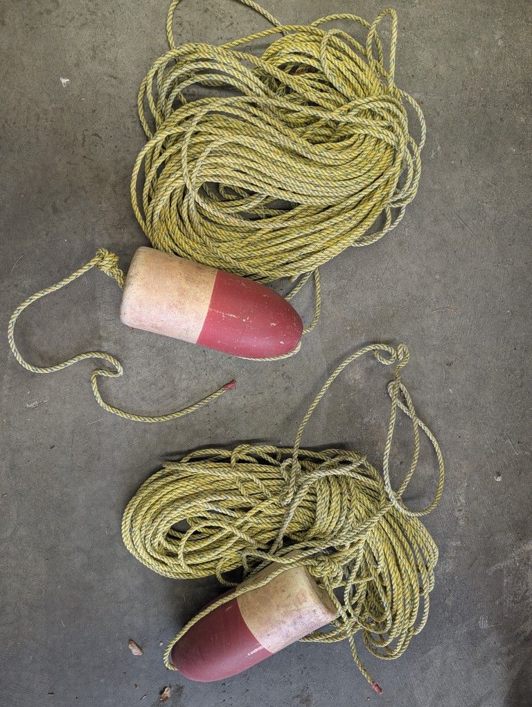 Weighted Lead Crab Pot Line