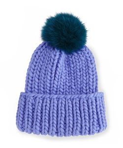Eugenia Kim Hat with Rabbit Fur Pouf