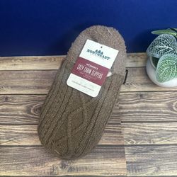 Northeast Outfitters Women's Cozy Cabin Slippers NWT Size S/M (Diamond Taupe)