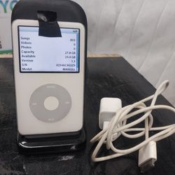 Ipod 30GB 5th Gen model: A1136