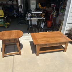 Broyhill Attic Heirlooms coffee table and end table