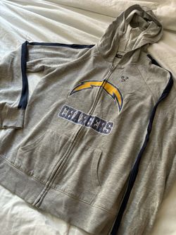 Chargers Zip Up Hoodie Woman