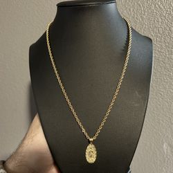 10k Gold Rope Chain Set